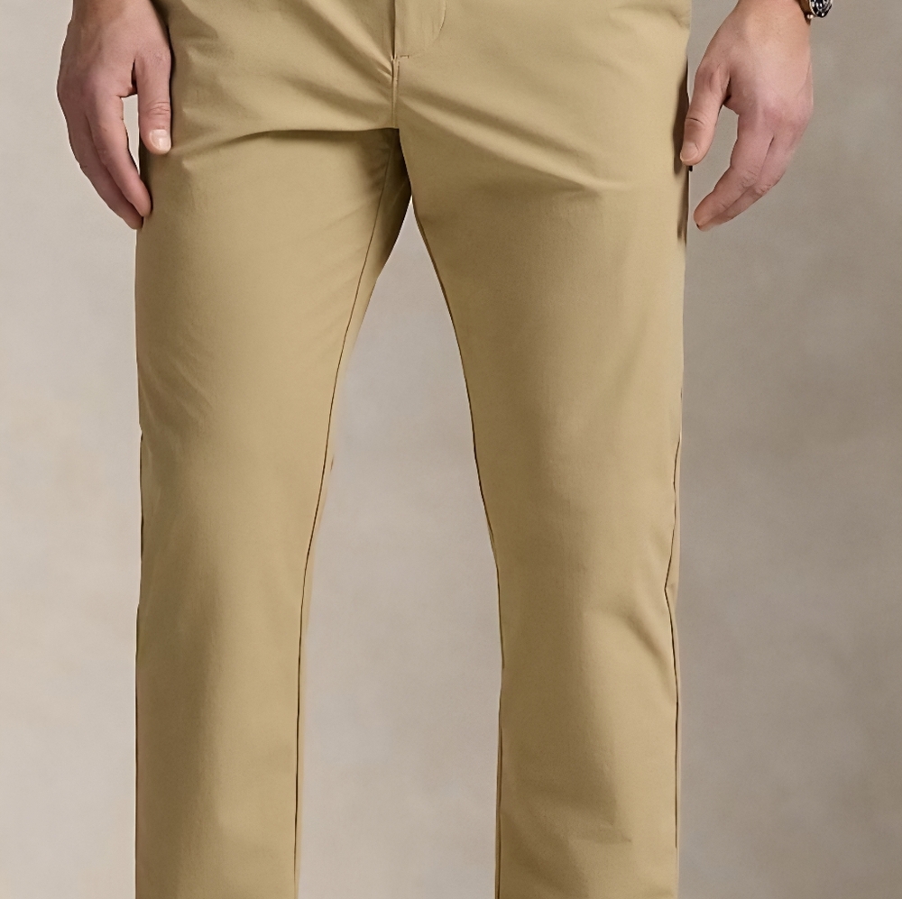 NWT MENS 36 X 32 RETAIL $ 148 Polo by Ralph Lauren Khaki Chinos